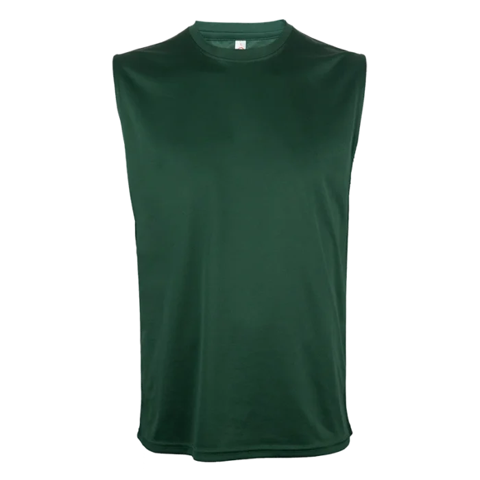 Microfiber Tank Top - 150gsm Mini Eyelet - Green Cotton