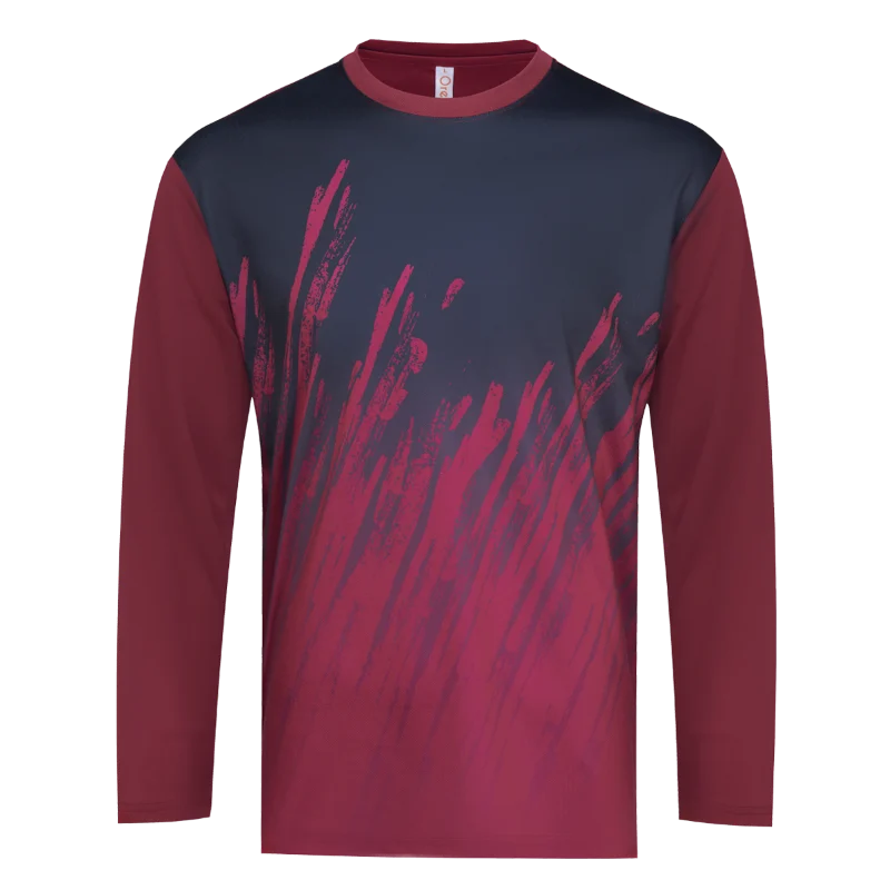 Quick Dry Sublimation Long Sleeve Tee - 150gsm Mini Eyelet (QD83) - Image 6