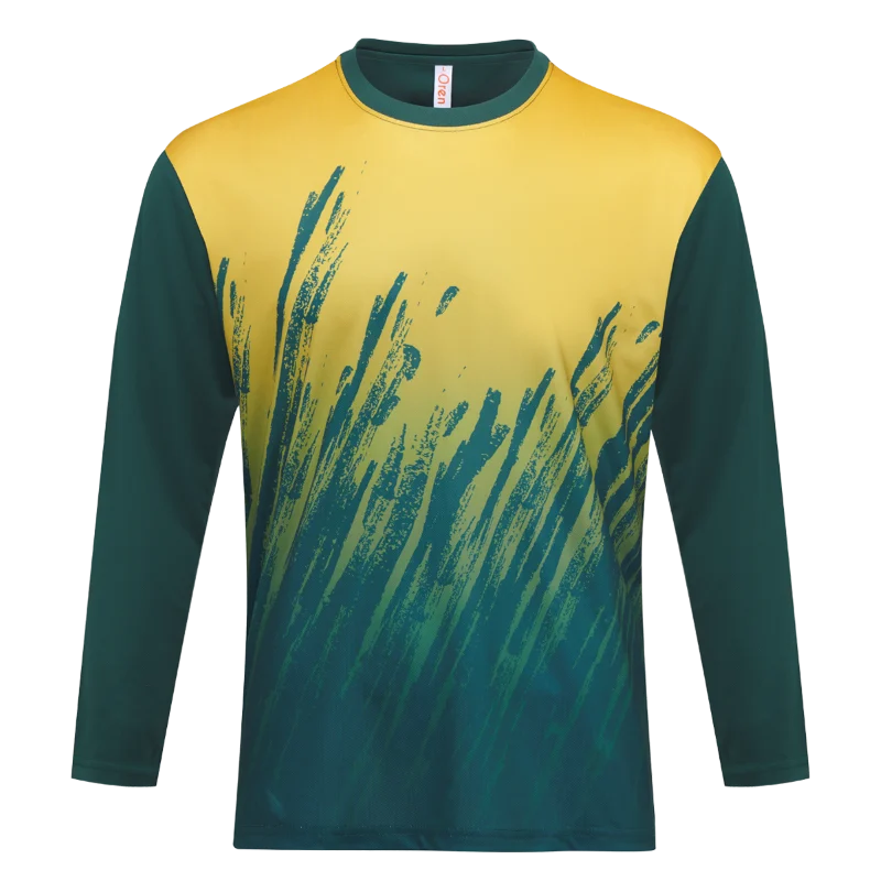 Quick Dry Sublimation Long Sleeve Tee - 150gsm Mini Eyelet (QD83) - Image 4