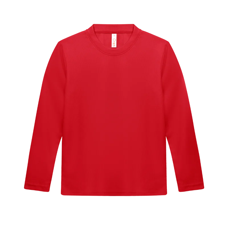Kids Quick Dry Long Sleeve T-shirt – 160gsm Eyelet (QD88) - Image 18