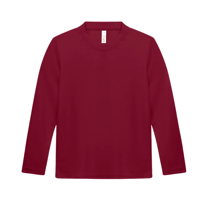 Kids Quick Dry Long Sleeve T-shirt – 160gsm Eyelet (QD88) - Image 17