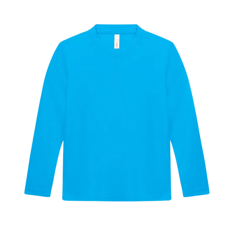 Kids Quick Dry Long Sleeve T-shirt – 160gsm Eyelet (QD88) - Image 8