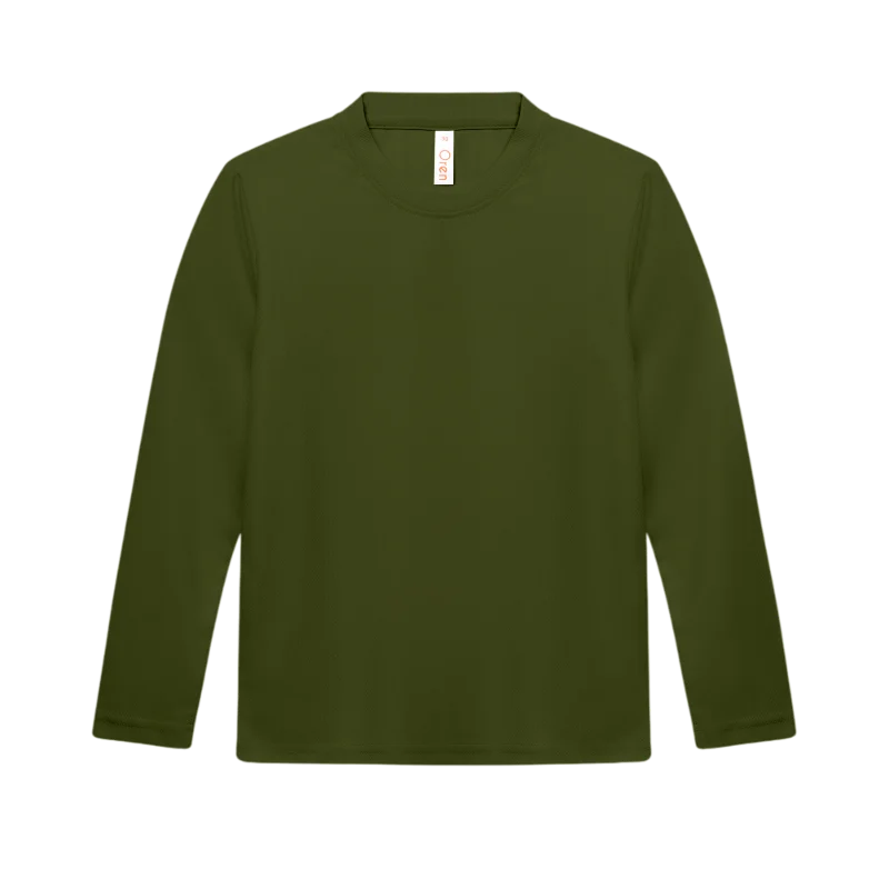 Kids Quick Dry Long Sleeve T-shirt – 160gsm Eyelet (QD88) - Image 6