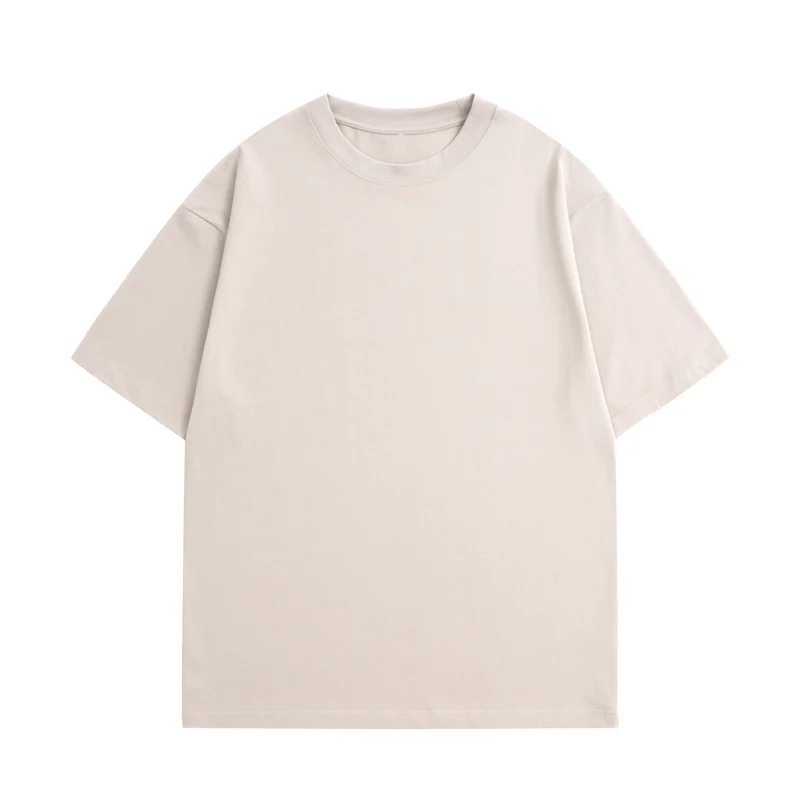 Oversized Round Neck T-shirt - 300gsm Fullycomb Cotton (RC10) - Image 4