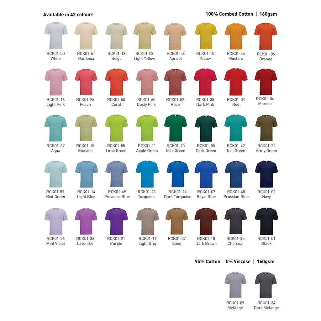 Round Neck Kids - 160gsm (RCK01) - Image 2