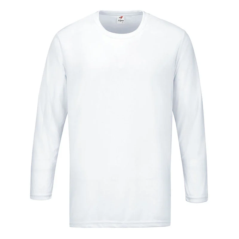 Microfiber Round Neck - Long Sleeve 160gsm Mini Eyelet (RM07) - Image 38