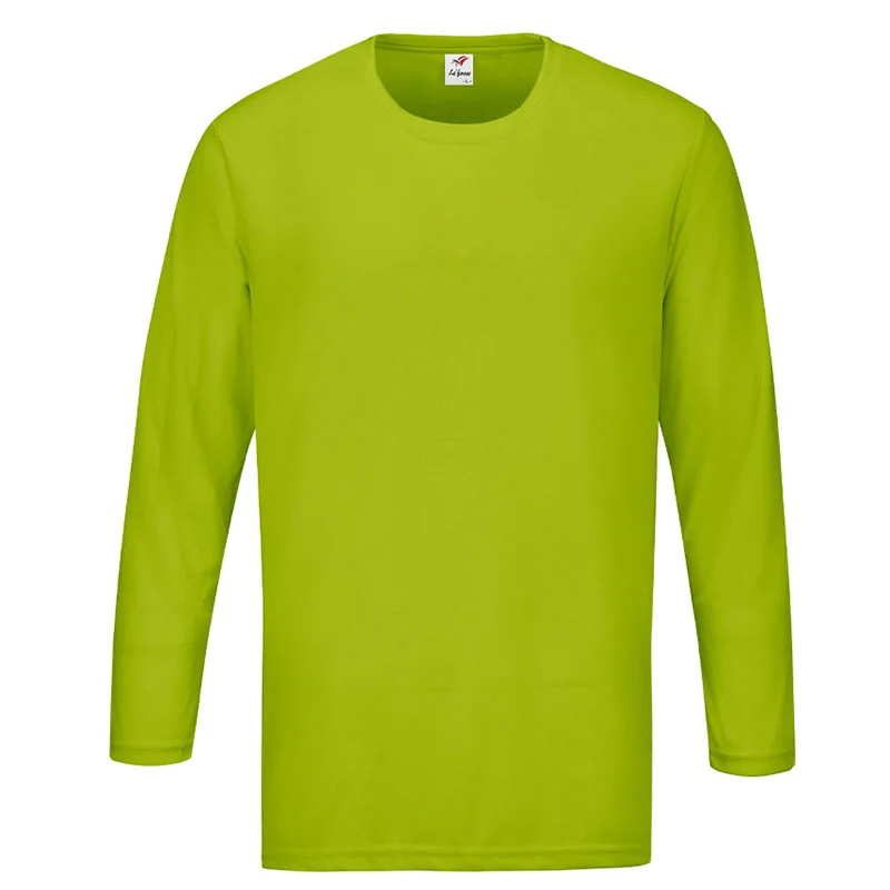 Microfiber Round Neck - Long Sleeve 160gsm Mini Eyelet (RM07) - Image 29