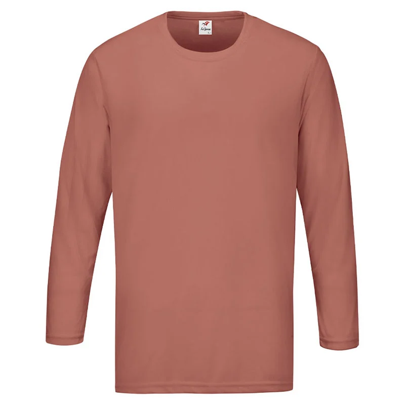 Microfiber Round Neck - Long Sleeve 160gsm Mini Eyelet (RM07) - Image 9