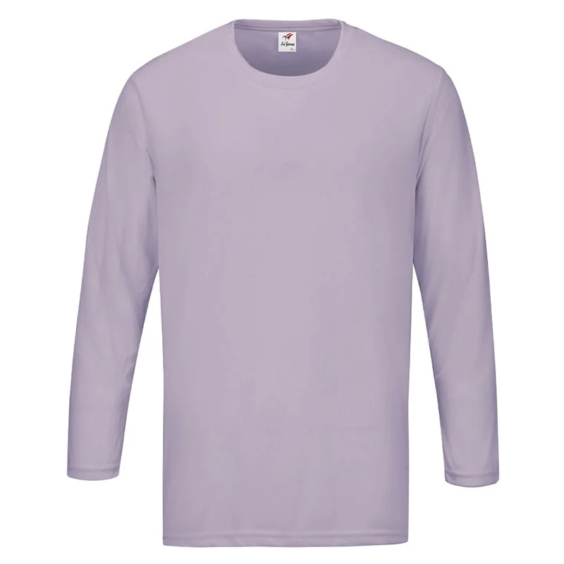 Microfiber Round Neck - Long Sleeve 160gsm Mini Eyelet (RM07) - Image 7