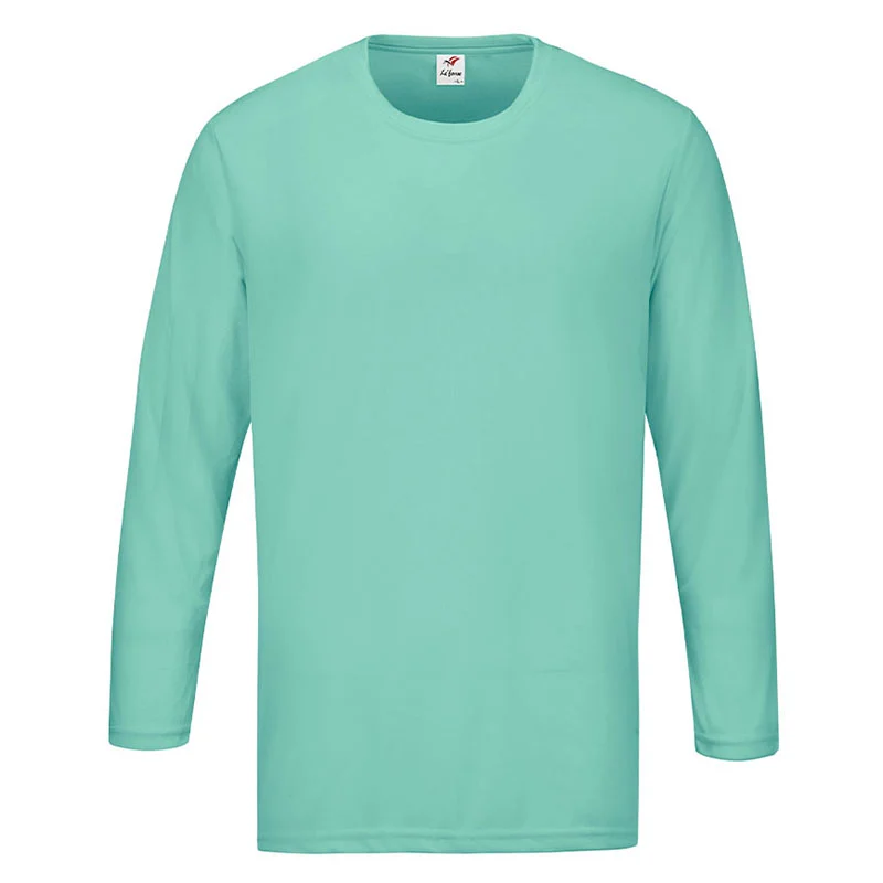 Microfiber Round Neck - Long Sleeve 160gsm Mini Eyelet (RM07) - Image 6
