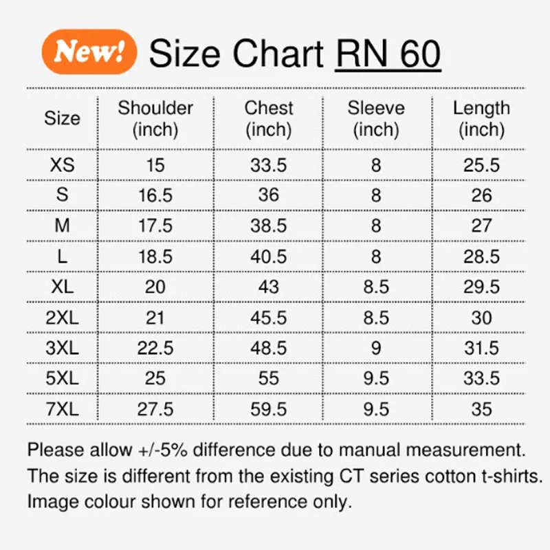Premium Cotton T-shirt - 190gsm (RN60) - Image 2