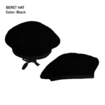 Beret Hat(Black)