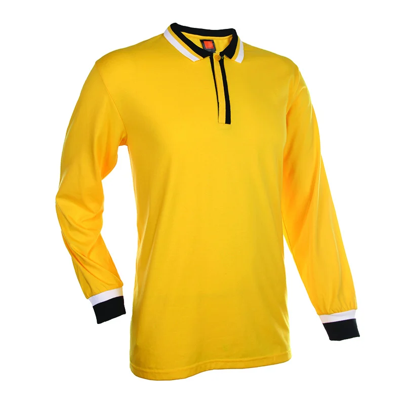 Long Sleeve Single Jersey Polo - 175gsm TC (SJ05) - Image 4