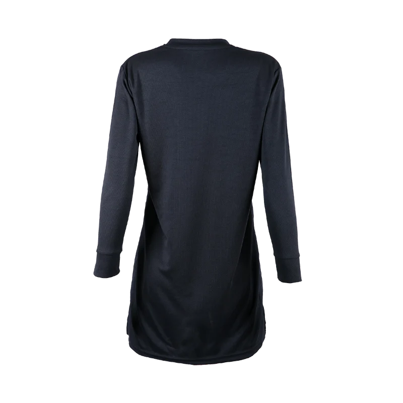 V-Neck Long Sleeve Muslimah T-shirt - 160gsm Eyelet (SK05) - Image 34