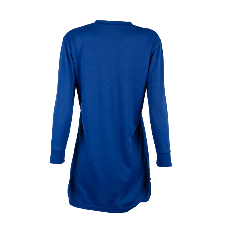 V-Neck Long Sleeve Muslimah T-shirt - 160gsm Eyelet (SK05) - Image 24