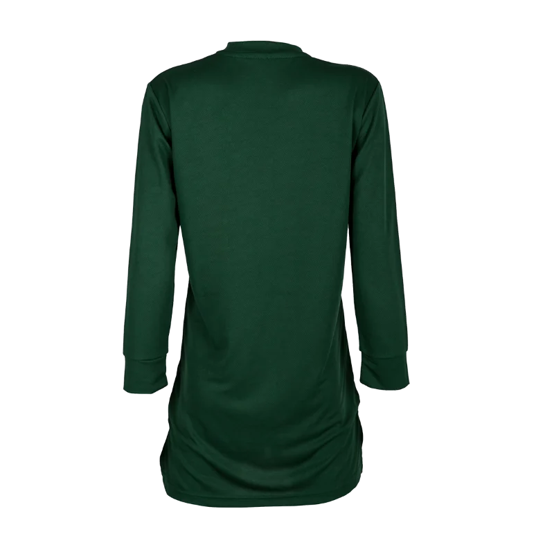 V-Neck Long Sleeve Muslimah T-shirt - 160gsm Eyelet (SK05) - Image 22