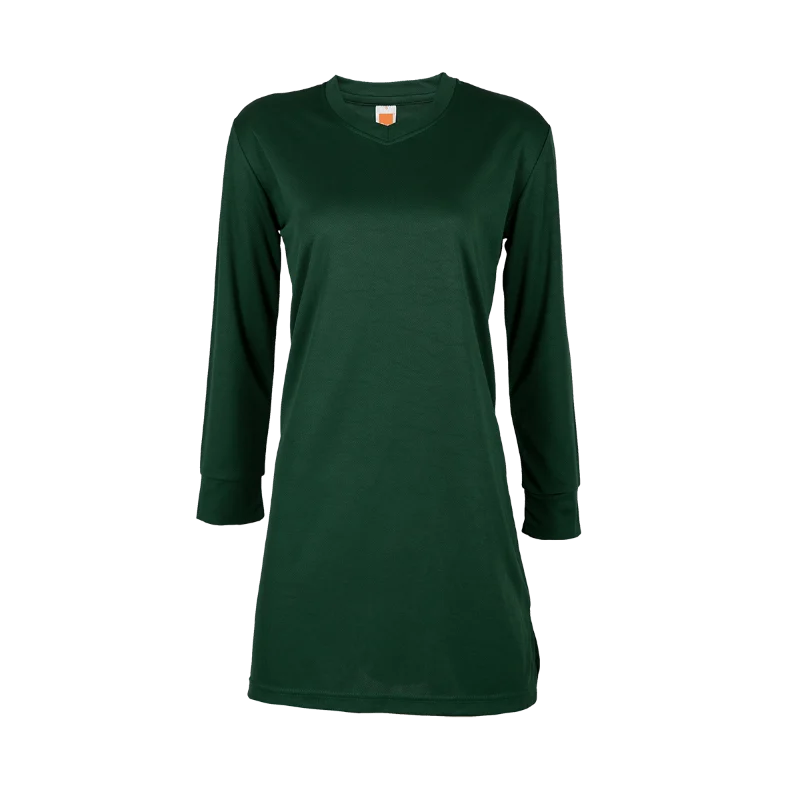 V-Neck Long Sleeve Muslimah T-shirt - 160gsm Eyelet (SK05) - Image 21
