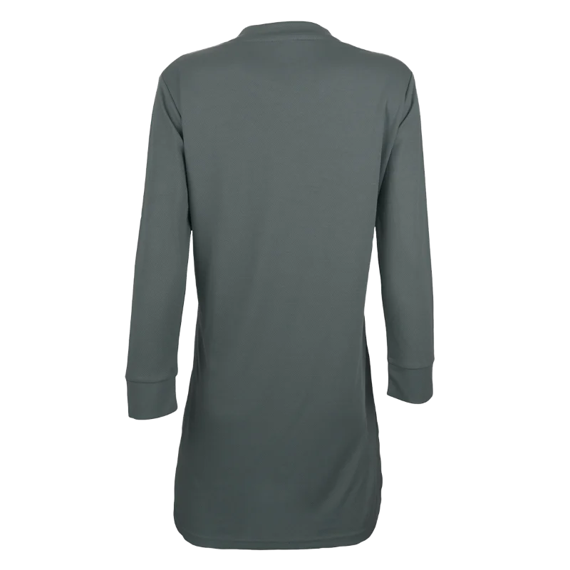V-Neck Long Sleeve Muslimah T-shirt - 160gsm Eyelet (SK05) - Image 20