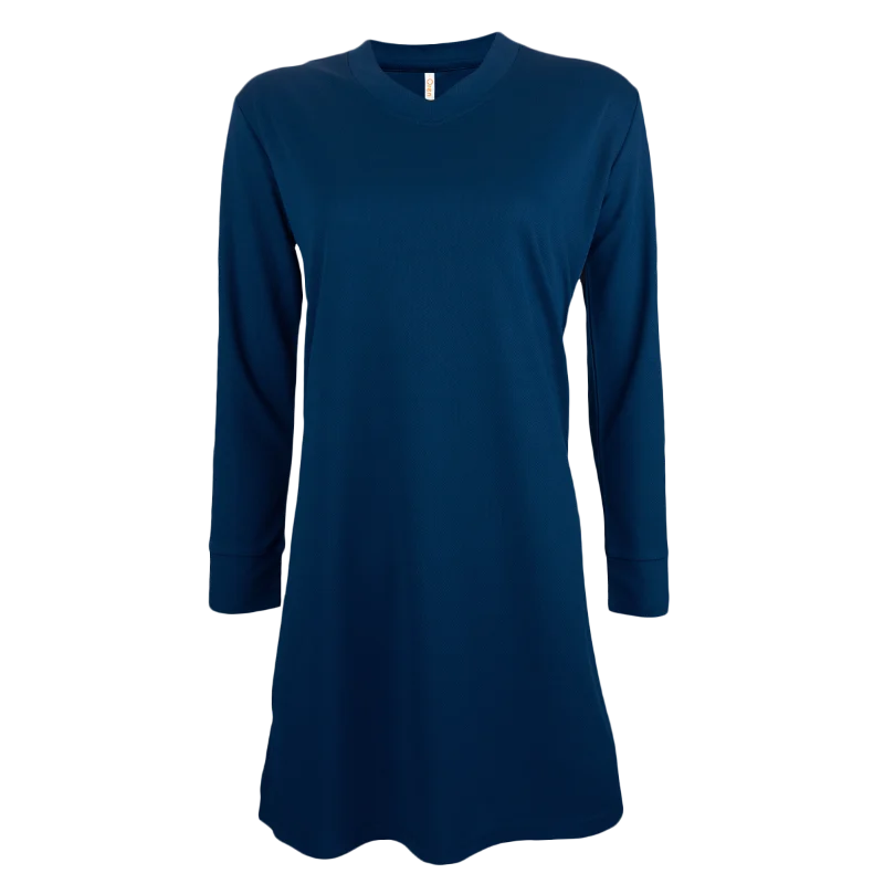V-Neck Long Sleeve Muslimah T-shirt - 160gsm Eyelet (SK05) - Image 13