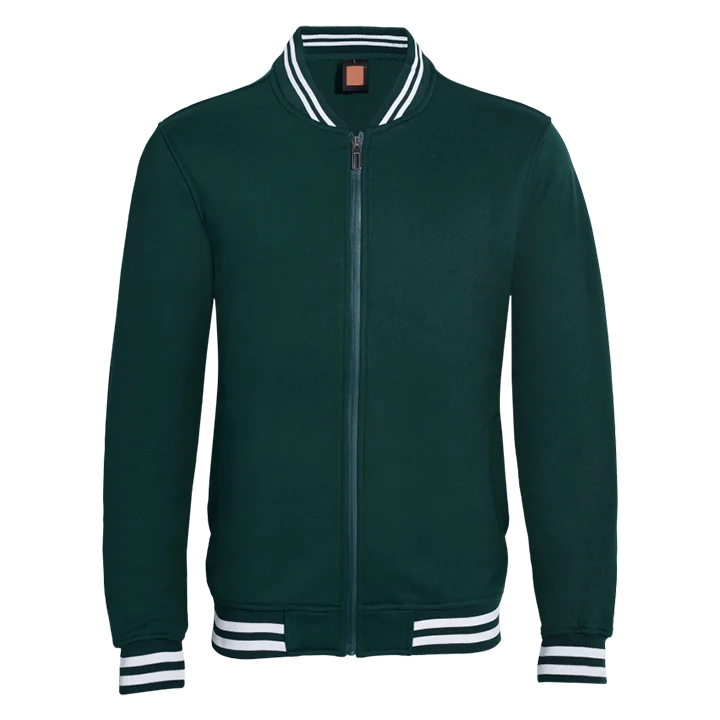Unisex Full-Zip Varsity Jacket - 240gsm (SS13) - Image 2