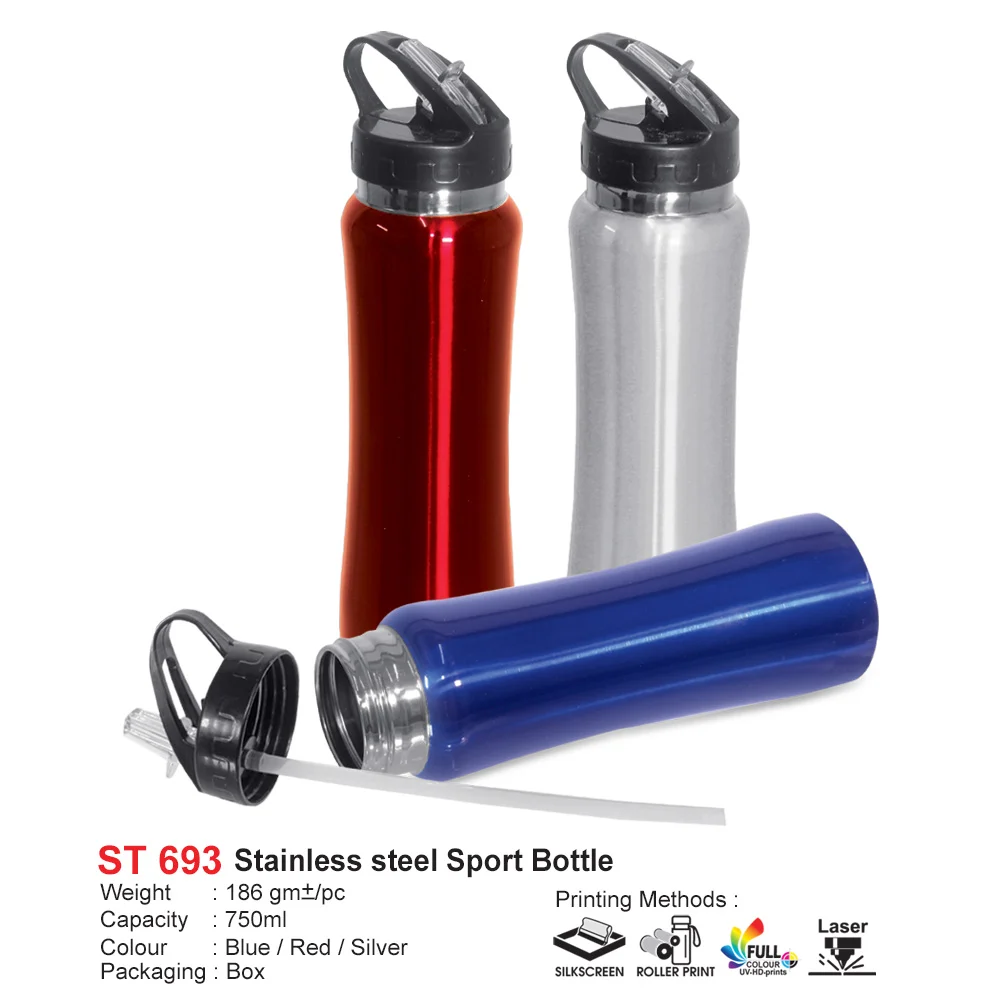 Stainless Steel Sport Bottle 750ml (ST693)