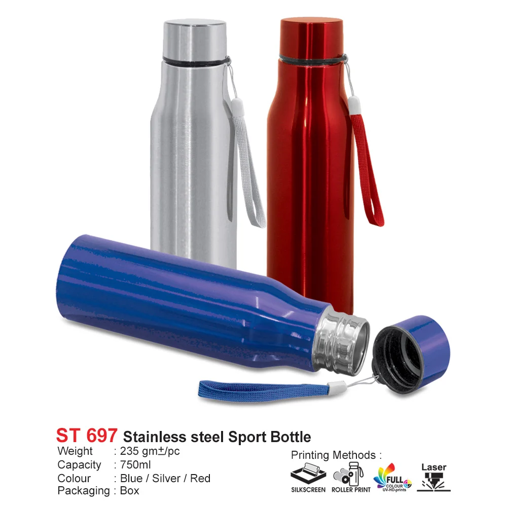 Stainless Steel Sport Bottle 750ml (ST697)