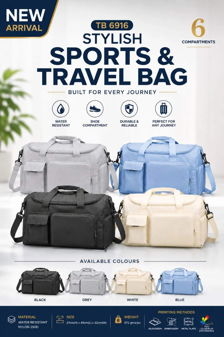 Stylist Sports & Travel Bag (TB6916)