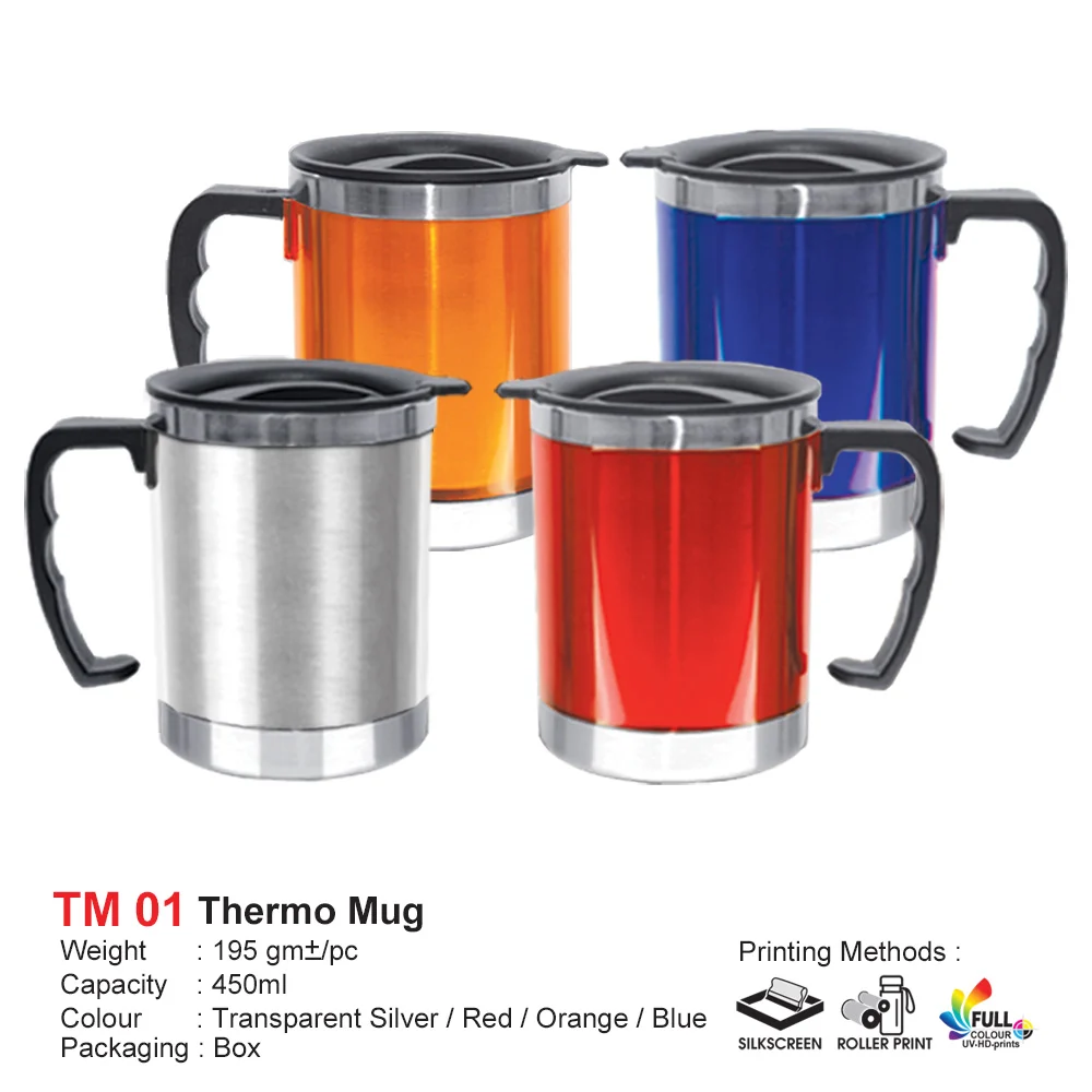 Stainless Steel Thermo Mug 450ml (TM01)