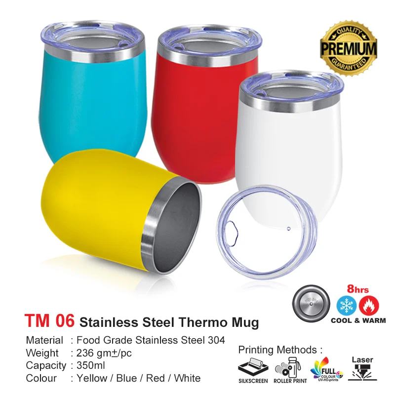Stainless Steel Thermo Mug 350ml (TM06)
