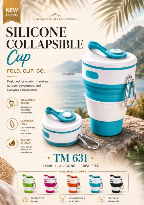 Silicone Collapsible Cup 350ml (TM631)