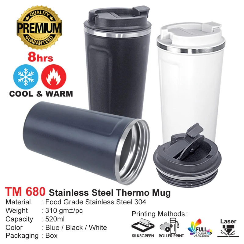 Stainless Steel Thermo Mug 520ml (TM680)