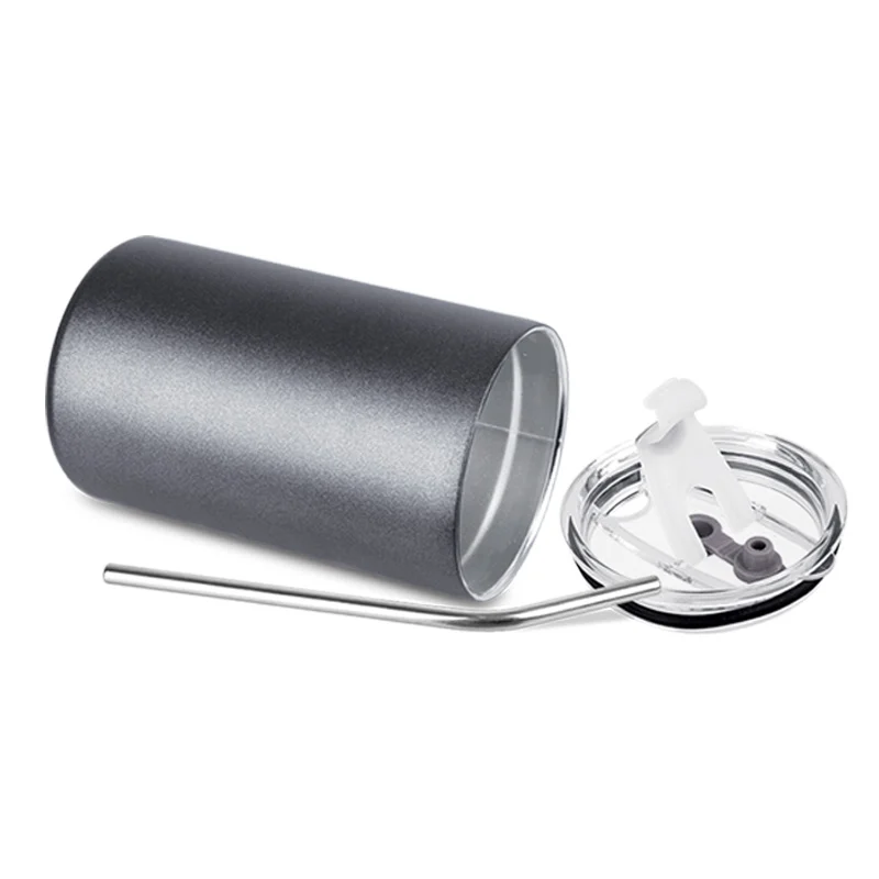 Stainless Steel Thermo Mug with Straw 600ml (TM6811) - Image 2