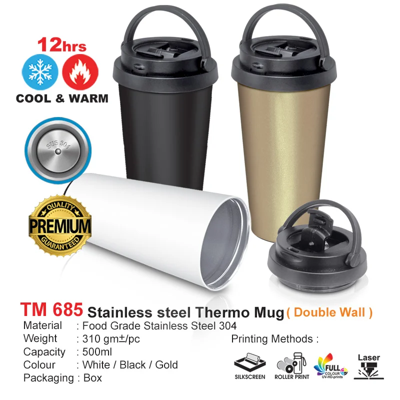 Stainless Steel Thermo Mug 500ml (TM685)