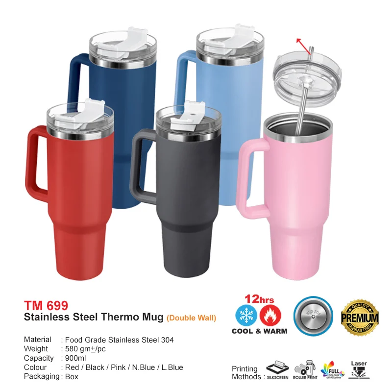 Stainless Steel Thermo Mug 900ml (TM699)