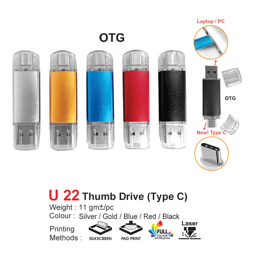 (16GB) Thumb Drive - Type C (U22)