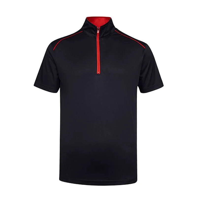 Oriental Zip Up Collar Polo T-Shirt (UDF20) - Image 18