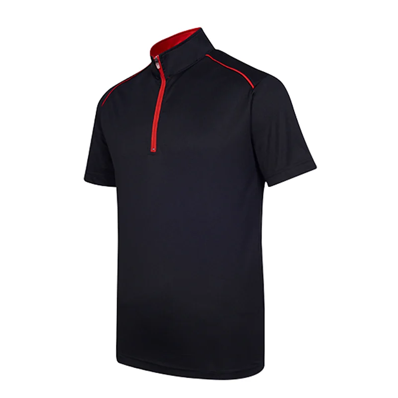 Oriental Zip Up Collar Polo T-Shirt (UDF20) - Image 19
