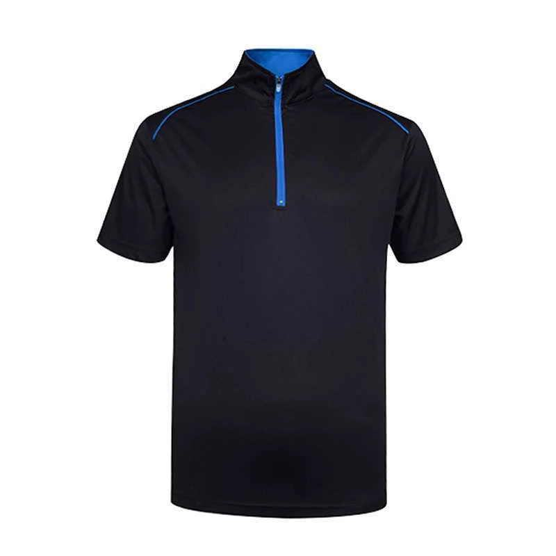 Oriental Zip Up Collar Polo T-Shirt (UDF20) - Image 15