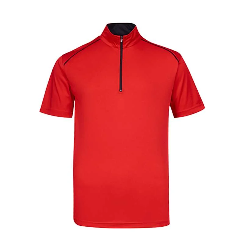 Oriental Zip Up Collar Polo T-Shirt (UDF20) - Image 12