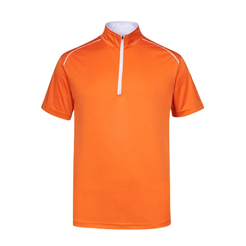 Oriental Zip Up Collar Polo T-Shirt (UDF20) - Image 6