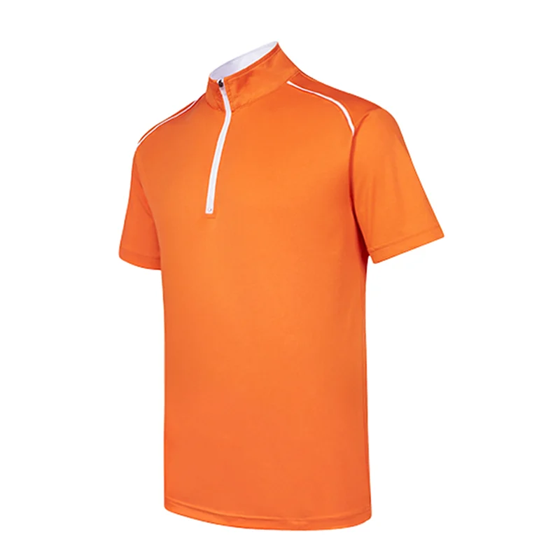 Oriental Zip Up Collar Polo T-Shirt (UDF20) - Image 7