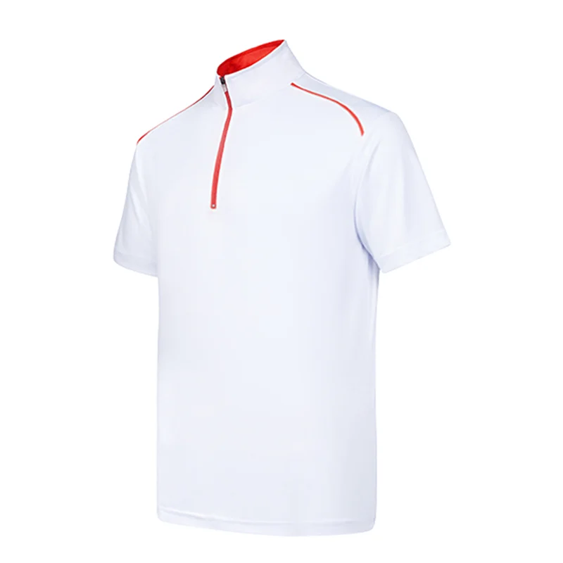 Oriental Zip Up Collar Polo T-Shirt (UDF20) - Image 4
