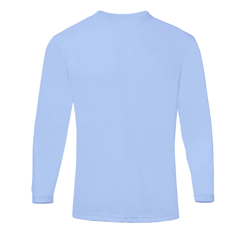 Kids Crew Neck Long Sleeve Dri-Fit T-shirt - 160gsm (UDF23) - Image 15