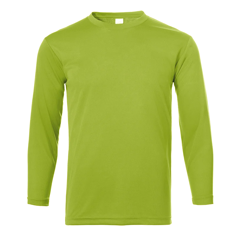 Kids Crew Neck Long Sleeve Dri-Fit T-shirt - 160gsm (UDF23) - Image 5