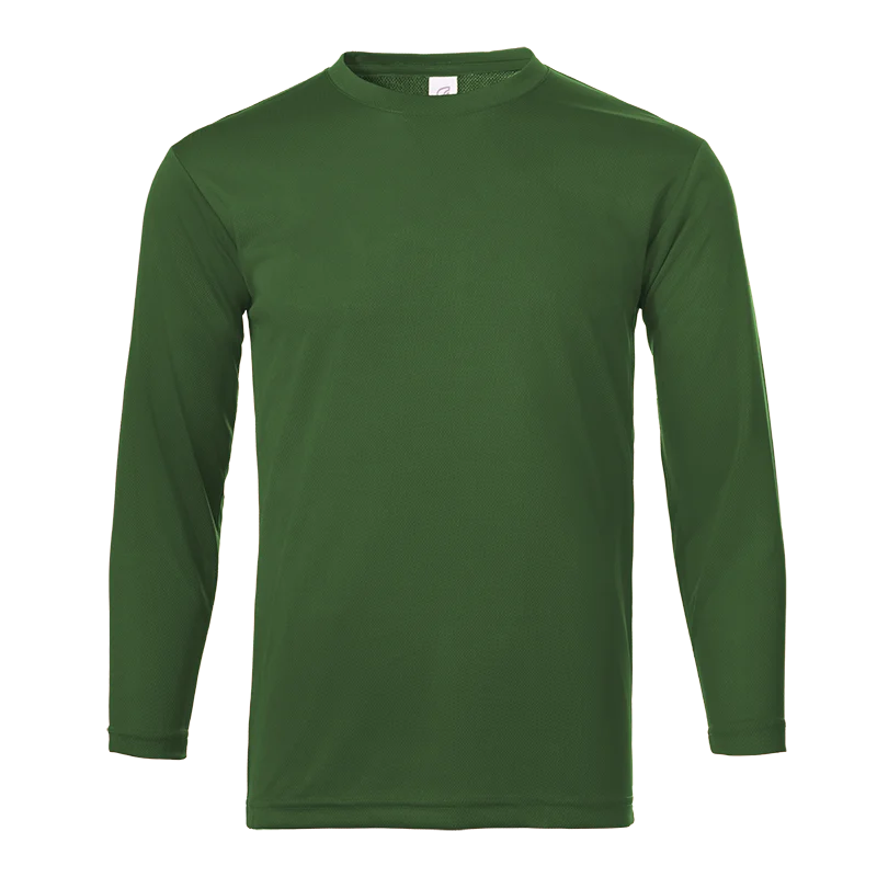 Kids Crew Neck Long Sleeve Dri-Fit T-shirt - 160gsm (UDF23) - Image 12