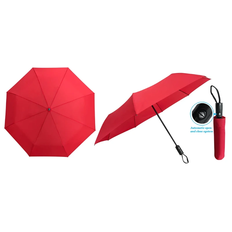 21" 3 fold Auto Open Umbrella ( Pongee ) - Image 3