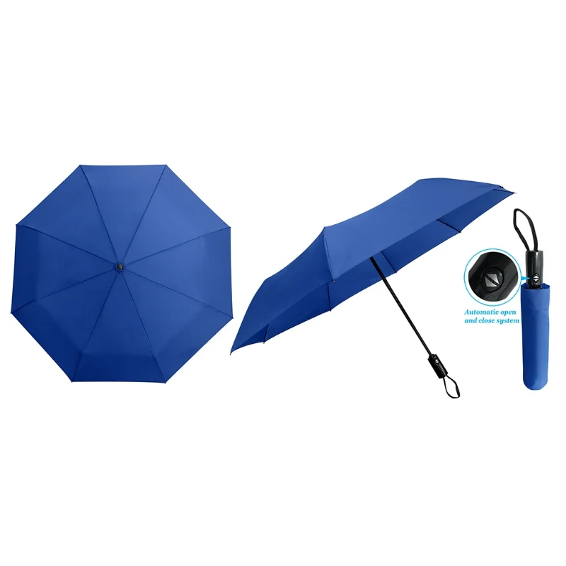 21" 3 fold Auto Open Umbrella ( Pongee ) - Image 2