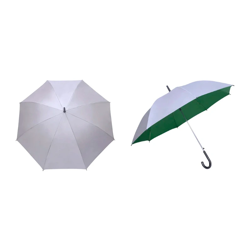 24" Auto Silver Coated Umbrella - Image 3