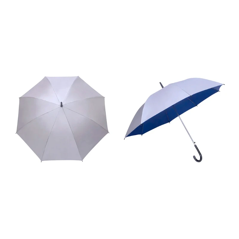 24" Auto Silver Coated Umbrella - Image 6