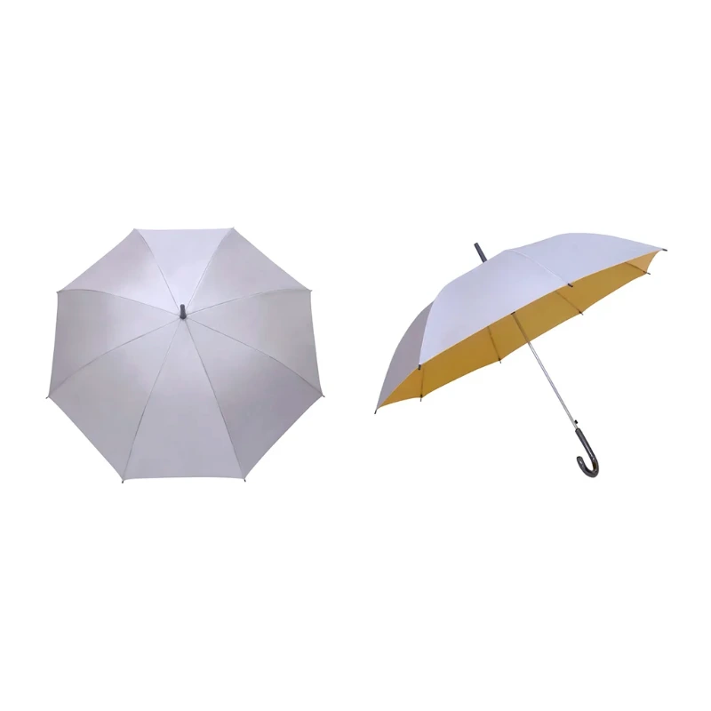 24" Auto Silver Coated Umbrella - Image 7